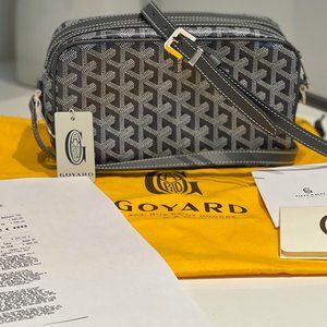 Goyard Coveted Cap Vert Crossbody Gray